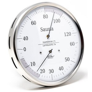 Fischer Statie meteo Sauna-Thermohygrometer 160 mm