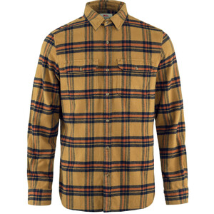 Fjällräven Övik Heavy Flannel Shirt M, 232-215 Buckwheat Brown-Autumn Leaf, M