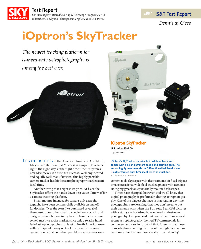 iOptron SkyTracker