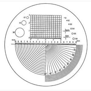 Eschenbach Lupa Scală micrometrică de precizie