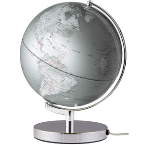 TROIKA Glob Terra Silver Light 25cm