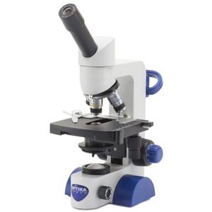 Optika Microscop B-62, mono, 40-400x, LED, Akku, Kreuztisch